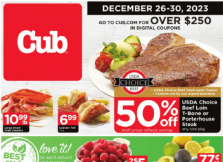 Cub Foods Weekly Ad Dec 26 – Dec 30, 2023