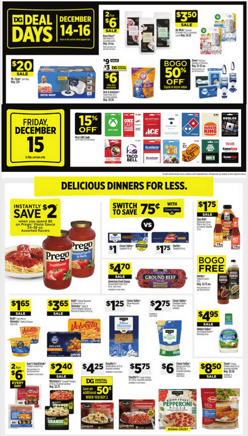 Dollar general weekly ad dec 10 dec 16 2023