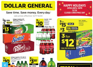 Dollar General Weekly Ad Dec 17 – Dec 23, 2023