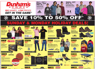 Dunham’s Sports Weekly Ad Dec 02 – Dec 07, 2023