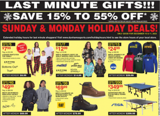 Dunham’s Sports Weekly Ad Dec 09 – Dec 14, 2023