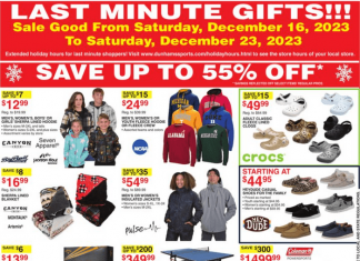 Dunham’s Sports Weekly Ad Dec 16 – Dec 23, 2023