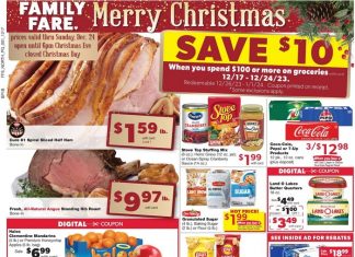 Family Fare Weekly Ad Dec 17 – Dec 24, 2023 (Christmas Promotion Included)