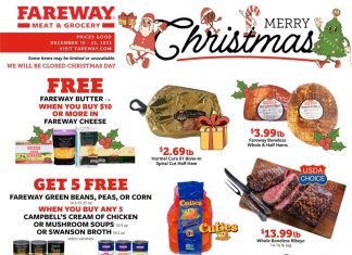 Fareway Weekly Ad Dec 18 – Dec 23, 2023 (Christmas Promotion Included)