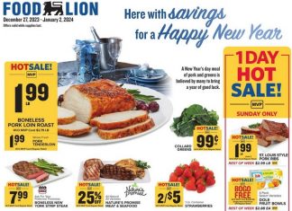 Food Lion Weekly Ad Dec 27, 2023 – Jan 02, 2024 (New Year Promotion Included)