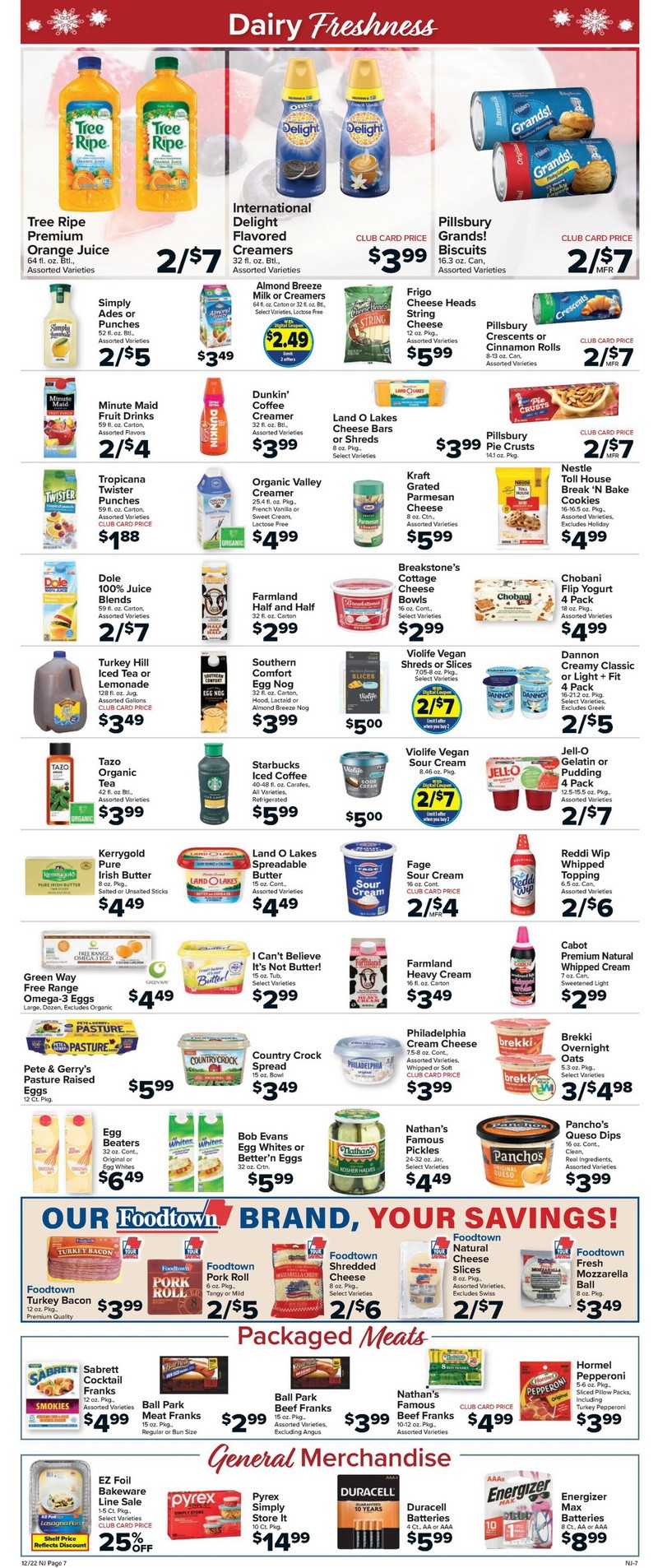 Foodtown Weekly Ad Dec 22 Dec 28, 2023 (Christmas Promotion Included)