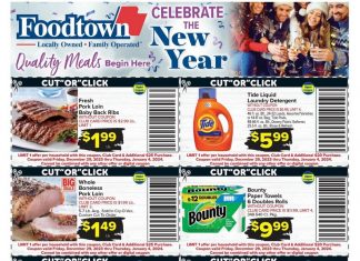 Foodtown Weekly Ad Dec 29, 2023 – Jan 04, 2024 (New Year Promotion Included)