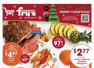 Fry’s Food Weekly Ad Dec 20 – Dec 26, 2023 (Christmas Promotion Included)
