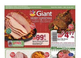 Giant Food Weekly Ad Dec 22 – Dec 28, 2023 (Christmas Promotion Included)