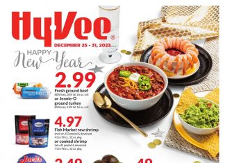 Hy-Vee Weekly Ad Dec 25 – Dec 31, 2023 (New Year Promotion Included)