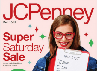 JCPenney Super Saturday Sale Dec 15 – Dec 17, 2023 (Christmas Promotion Included)