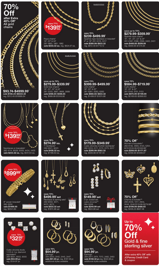 JCPenney After Christmas Jewelry Sale Dec 26, 2023 Jan 1, 2024