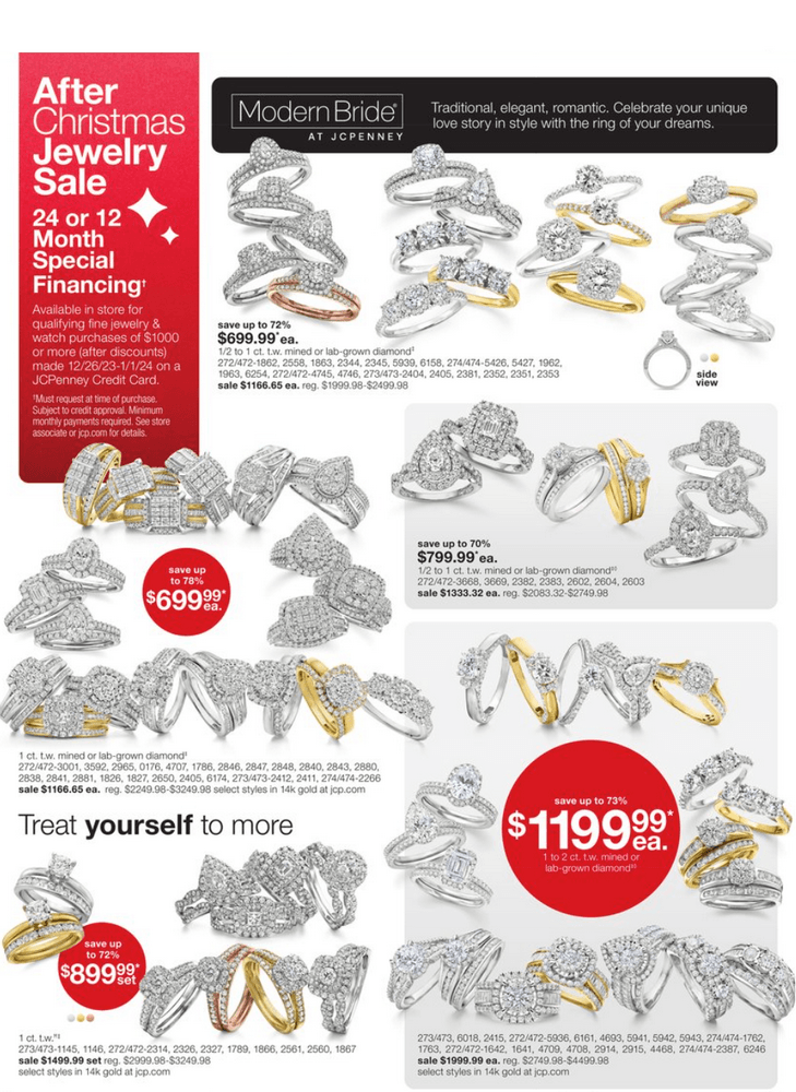 JCPenney After Christmas Jewelry Sale Dec 26, 2023 Jan 1, 2024