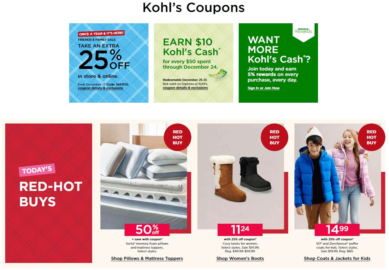 Kohl's Coupon Ad Until Dec 17, 2023