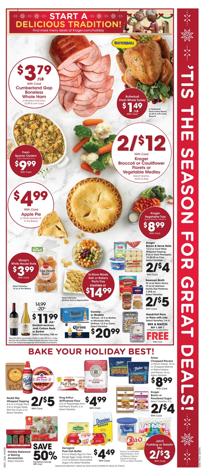 Kroger Weekly Ad Dec 13 – Dec 19, 2023 (Christmas Promotion Included)