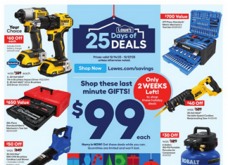 Lowe’s Weekly Ad Dec 14 – Dec 27, 2023