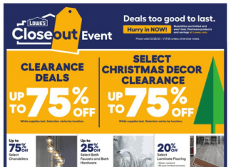 Lowe’s Weekly Ad Dec 28 – Jan 17, 2024