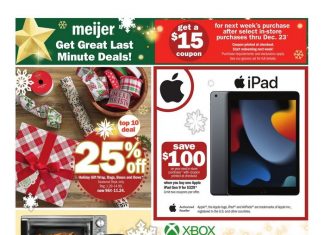 Meijer Holiday Ad Dec 17 – Dec 24, 2023 (Christmas Promotion Included)