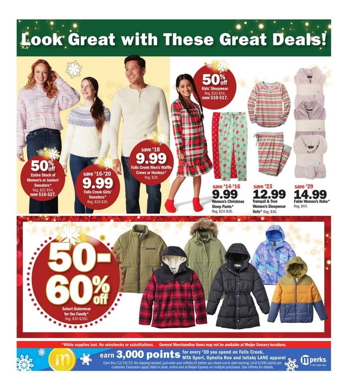 Meijer Holiday Ad Dec 17 Dec 24, 2023 (Christmas Promotion Included)