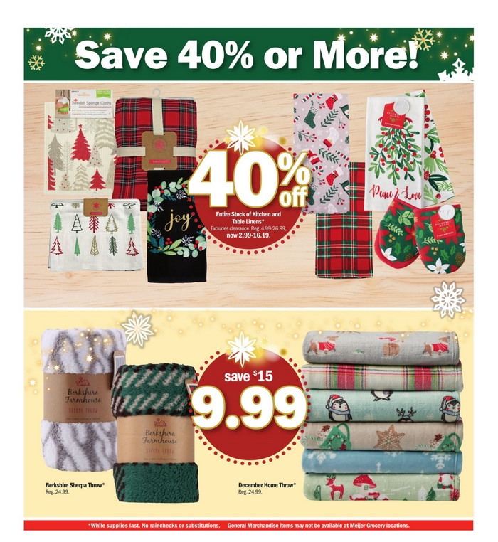 Meijer Holiday Ad Dec 17 Dec 24, 2023 (Christmas Promotion Included)