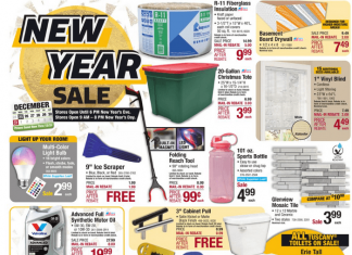 Menards New Year Sale Dec 26 – Dec 31, 2023