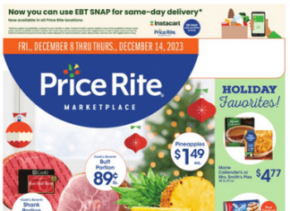 Price Rite Weekly Ad Dec 08 – Dec 14, 2023