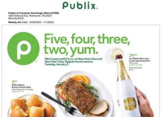 Publix Weekly Ad Dec 26, 2023 – Jan 01, 2024