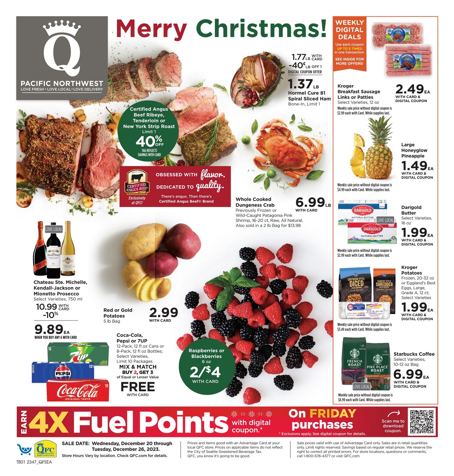QFC Weekly Ad Dec 20 Dec 26, 2023 (Christmas Promotion Included)