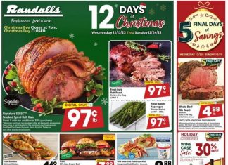 Randalls Weekly Ad Dec 13 – Dec 19, 2023