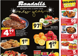 Randalls Weekly Ad Dec 27 – Jan 02, 2024 (New Year Promotion Included)