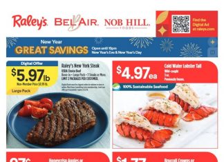 Raley’s Supermarkets Weekly Ad Dec 27, 2023 – Jan 01, 2024 (New Year Promotion Included)