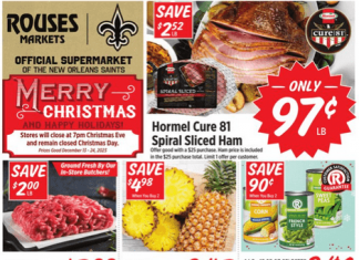 Rouses Weekly Ad Dec 13 – Dec 23, 2023 (Christmas Promotion Included)