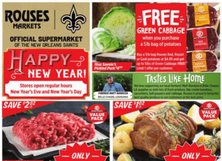 Rouses Weekly Ad Dec 26, 2023 – Jan 03, 2024 (New Year Promotion Included)