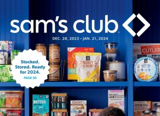 Sam’s Club Instant Savings Ad Dec 28, 2023 – Jan 21, 2024