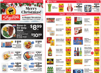 ShopRite Weekly Ad Dec 22 – Dec 28, 2023 (Christmas & New Year Promotion Included)