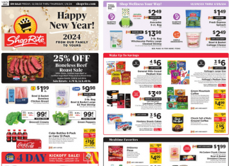 ShopRite Weekly Ad Dec 29, 2023 – Jan 04, 2024 (New Year Promotion Included)