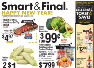 Smart & Final Weekly Ad Dec 27, 2023 – Jan 02, 2024 (New Year Promotion Included)