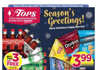 Tops Merry Christmas & Happy New Year Sale Dec 24 – Dec 30, 2023