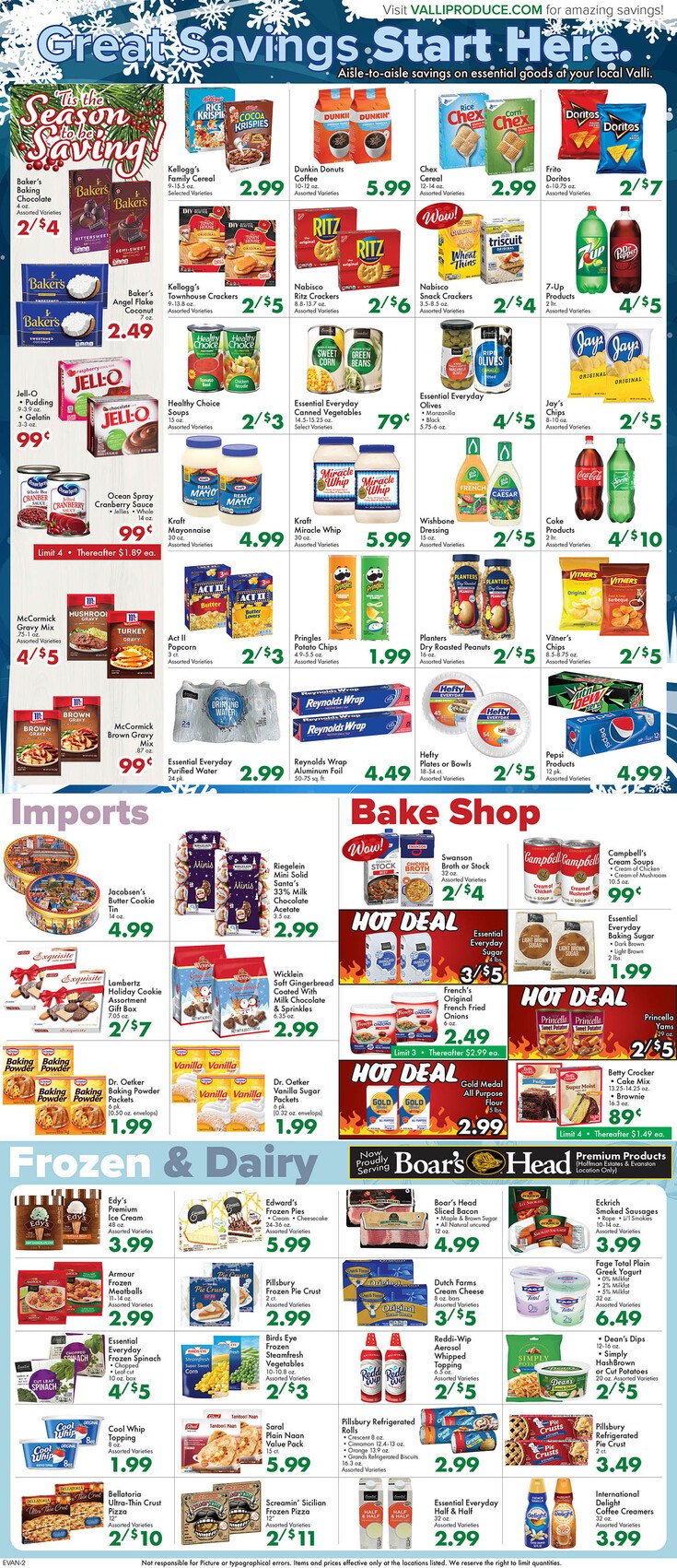 Valli Produce Weekly Ad Dec 13 Dec 19, 2023 (Christmas Promotion