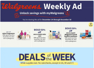 Walgreens Weekly Ad Dec 24 – Dec 30, 2023