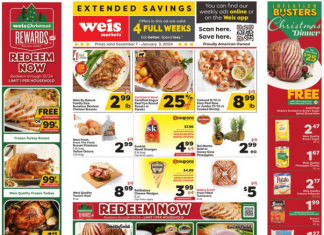 Weis Markets Monthly Ad Dec 07, 2023 – Jan 03, 2024