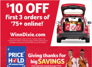 Winn-Dixie Weekly Ad Dec 13 – Dec 19, 2023