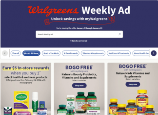 Walgreens Weekly Ad Jan 07 – Jan 13, 2024