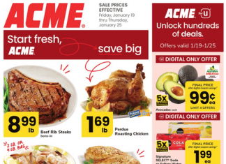 ACME Weekly Ad Jan 19 – Jan 25, 2024