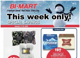 Bi-Mart Weekly Ad Jan 17 – Jan 23, 2024