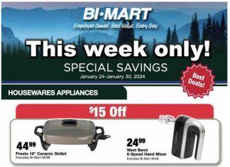 Bi-Mart Weekly Ad Jan 24 – Jan 30, 2024