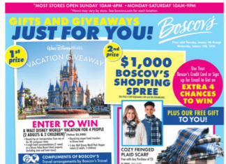 Boscov’s Weekly Ad Jan 04 – Jan 10, 2024