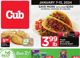 Cub Foods Weekly Ad Jan 07 – Jan 13, 2024