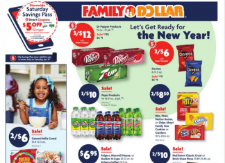 Family Dollar Weekly Ad Dec 31, 2023 – Jan 06, 2024 (New Year Promotion Included)