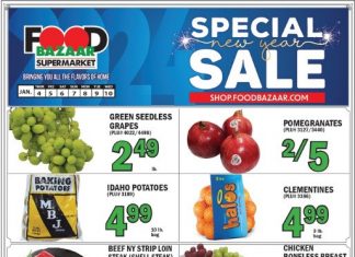 Food Bazaar Weekly Ad Jan 04 – Jan 10, 2024